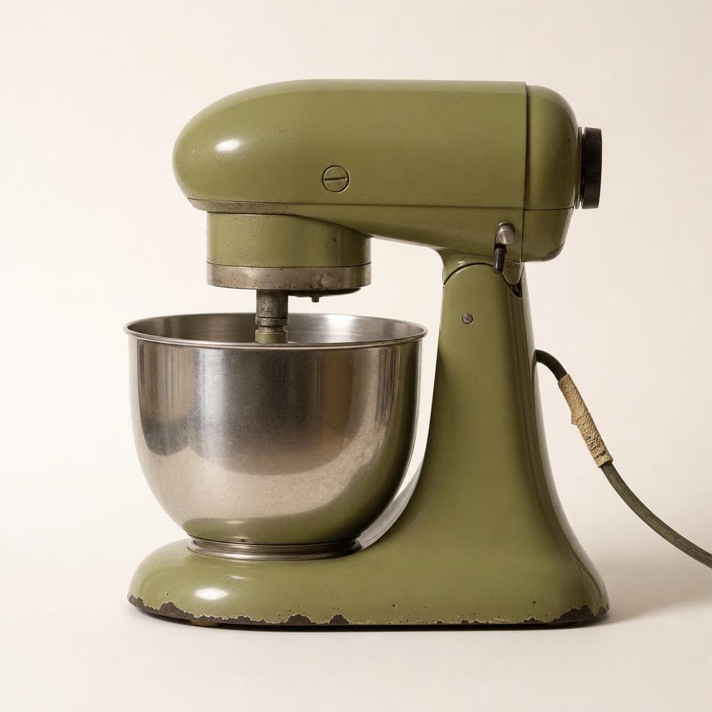 KitchenAid stand mixer, avocado green